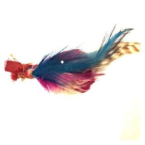 Lexa Vonn Feather Swarovski crystal hair clip